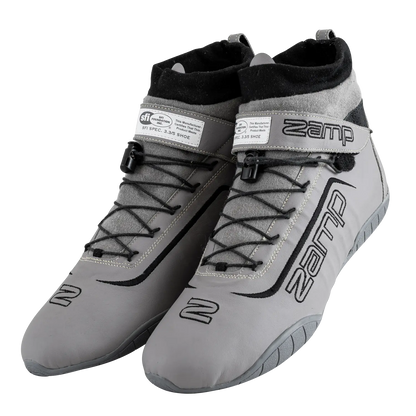 Zamp ZR-70 SFI 3.3/5 Race Shoe Grey Size 10