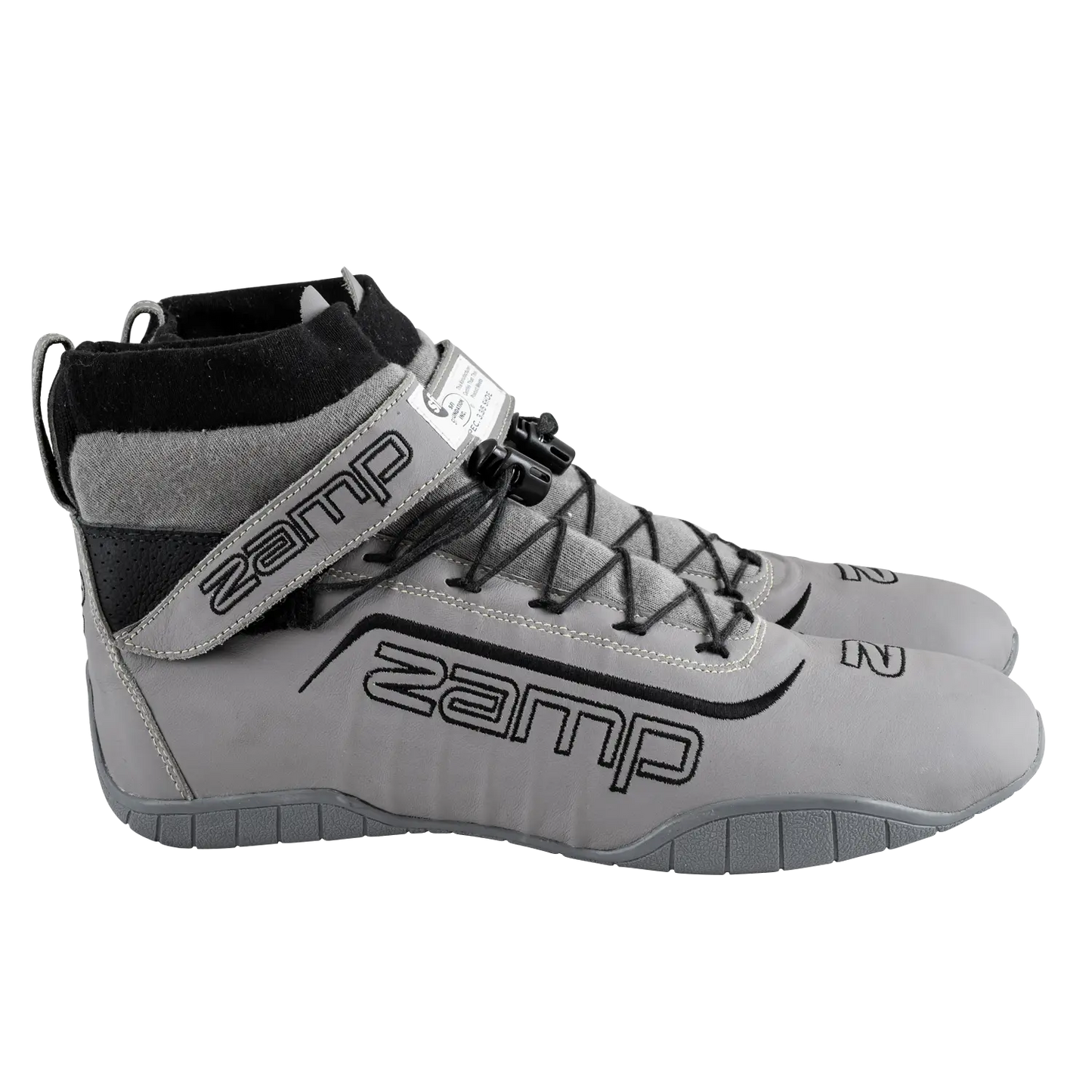 Zamp ZR-70 SFI 3.3/5 Race Shoe Grey Size 10