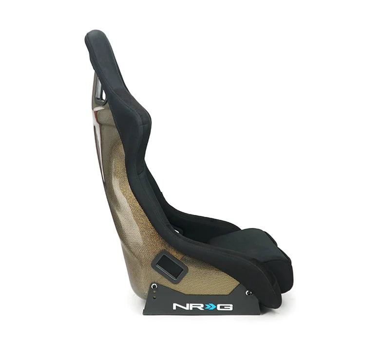 NRG Carbon Fiber Bucket Seat - Large-GOLD