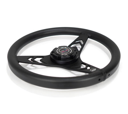 NRG  - ARROW CUTOUT ALUMINUM STEERING WHEEL