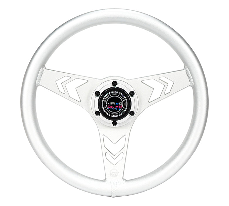 NRG  - ARROW CUTOUT ALUMINUM STEERING WHEEL
