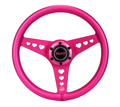 NRG - HEART CUTOUT ALUMINUM STEERING WHEEL