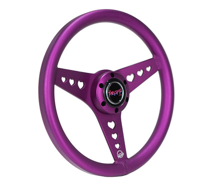 NRG - HEART CUTOUT ALUMINUM STEERING WHEEL