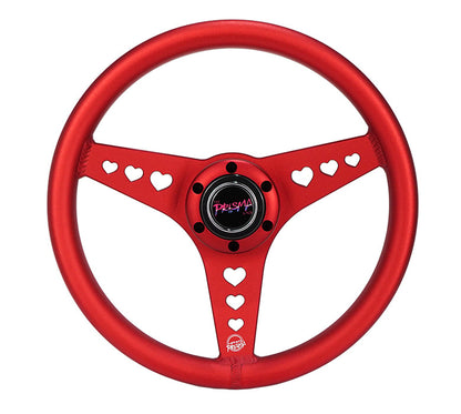 NRG - HEART CUTOUT ALUMINUM STEERING WHEEL