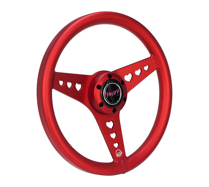 NRG - HEART CUTOUT ALUMINUM STEERING WHEEL