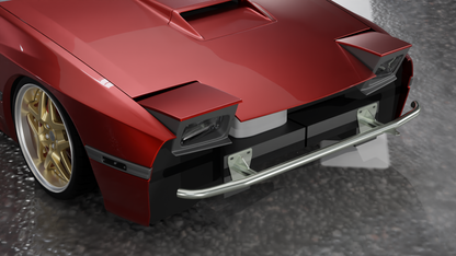 True Focus Fabrication - Mazda RX-7 FC - Front Standard Bash Bar