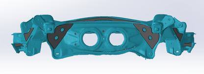 GKTECH - Toyota JZX90 & JZX100 Subframe Weld In Reinforcement Plates