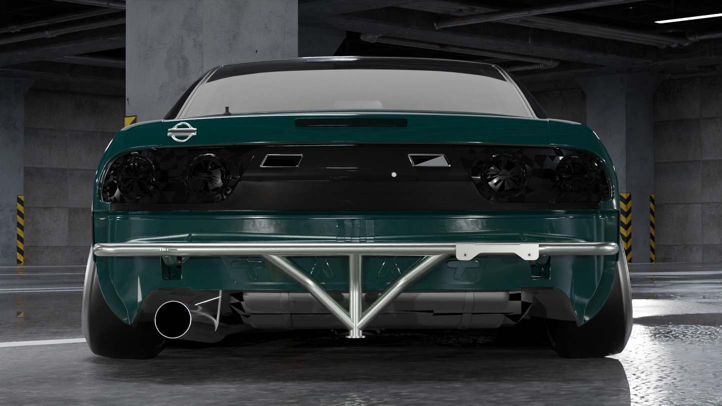 True Focus Fabrication - Nissan 240SX S13 Hatchback - Rear Standard Bash Bar