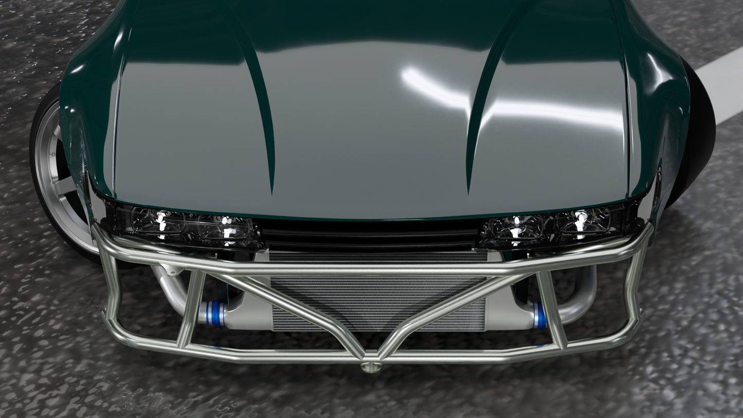 True Focus Fabrication - Nissan Silvia S13 - Front Dual Row Bash Bar