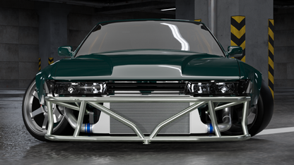 True Focus Fabrication - Nissan Silvia S13 - Front Dual Row Bash Bar