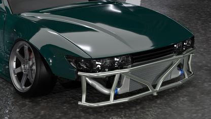 True Focus Fabrication - Nissan S13/S14/S15/R32 - Front Dual Row Bash Bar - Type 1