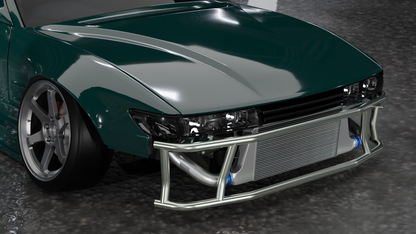 True Focus Fabrication - Nissan S13/S14/S15/R32 - Front Dual Row Bash Bar - Type 1