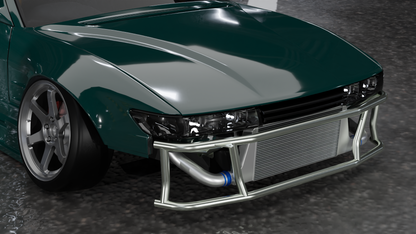 True Focus Fabrication - Nissan S13/S14/S15/R32 - Front Dual Row Bash Bar - Type 2