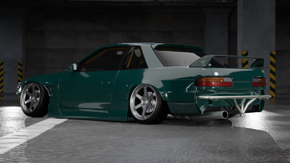True Focus Fabrication - Nissan 240SX S13 Coupe / Vert - Rear Standard Bash Bar