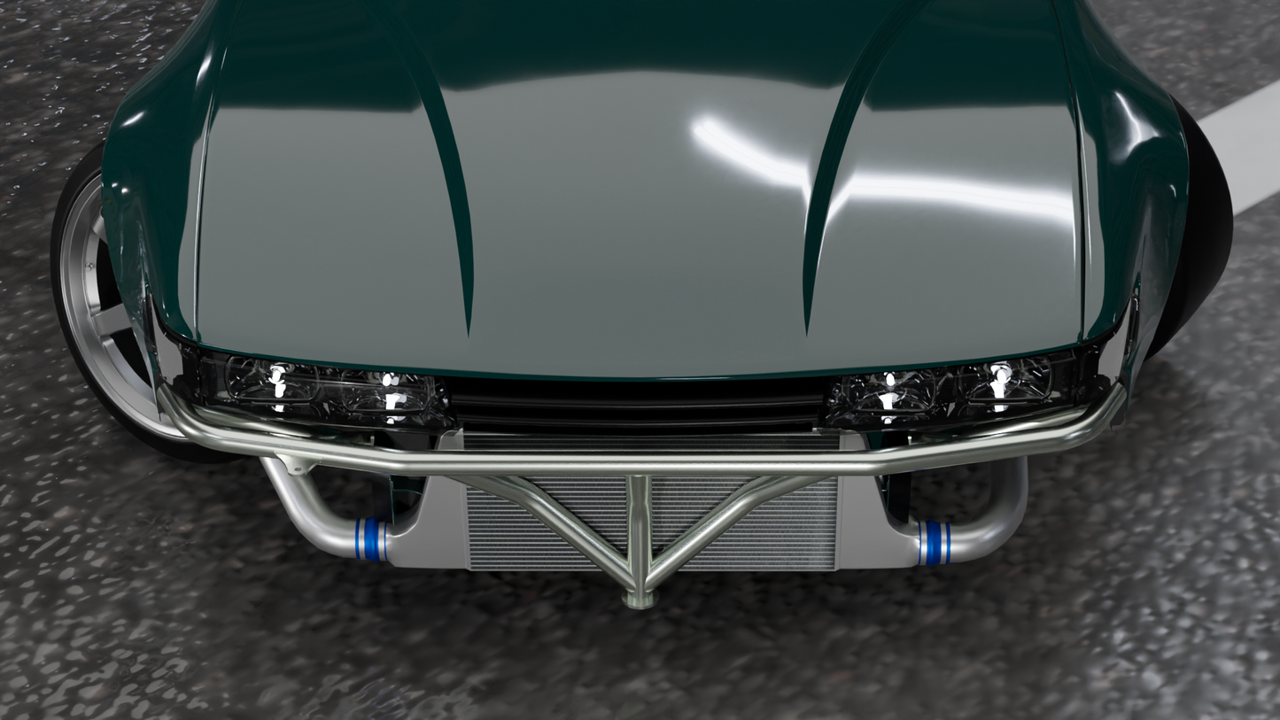True Focus Fabrication - Nissan Silvia S13  - Front Standard Bash Bar
