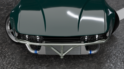 True Focus Fabrication - Nissan Silvia S13  - Front Standard Bash Bar