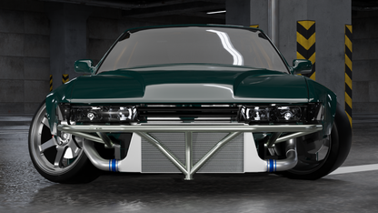 True Focus Fabrication - Nissan Silvia S13  - Front Standard Bash Bar