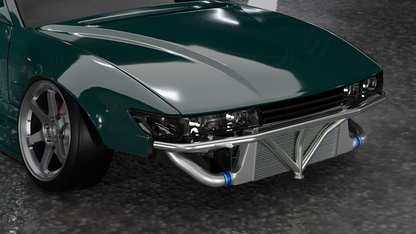 True Focus Fabrication - Nissan Silvia S13  - Front Standard Bash Bar