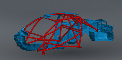CAGEKITS - NISSAN SILVIA S14 FD Spec – Non-gutted X Door Bar Roll Cage