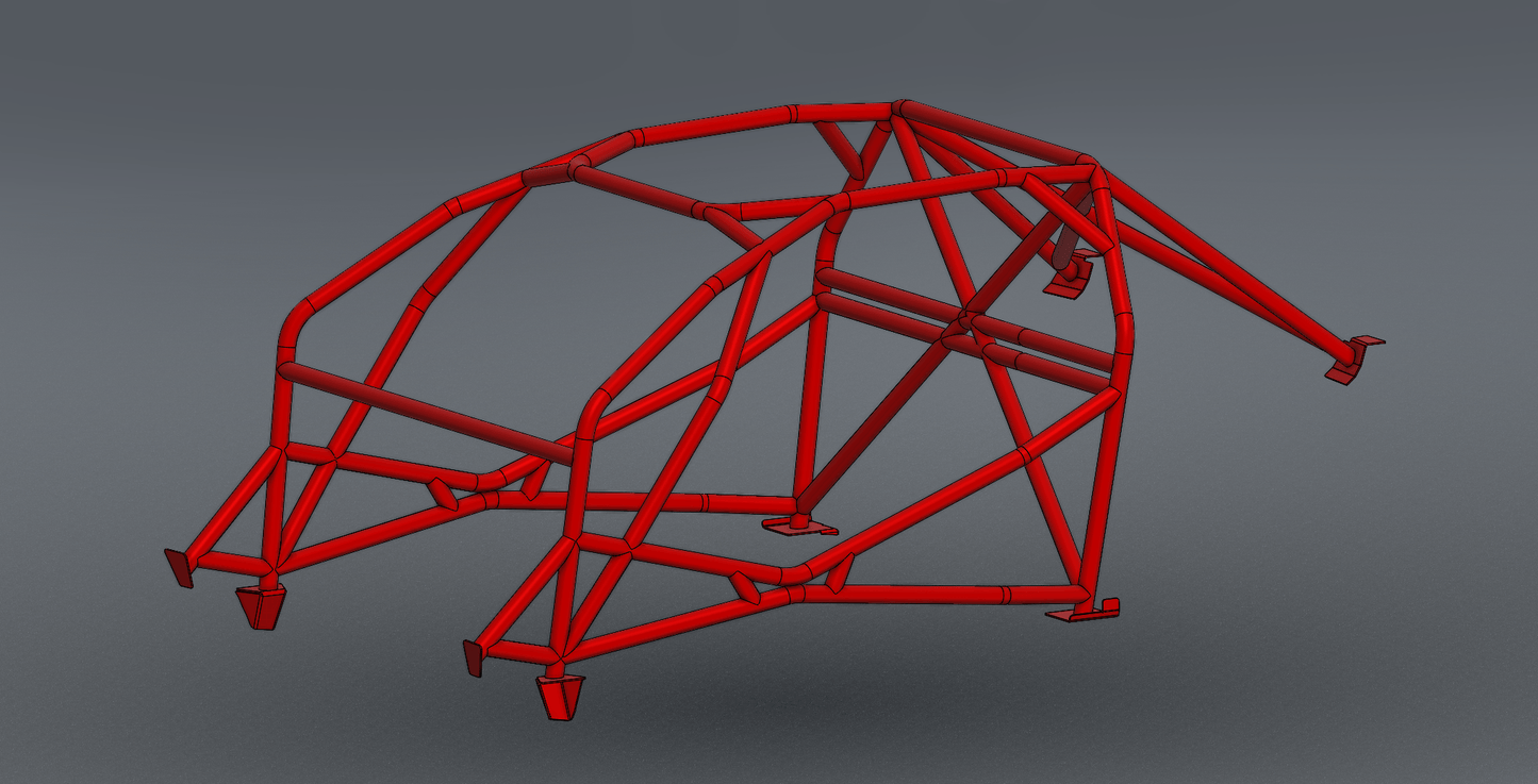CAGEKITS - NISSAN SILVIA S14 FD Spec – Non-gutted X Door Bar Roll Cage
