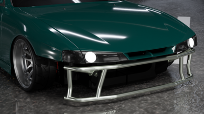 True Focus Fabrication - Nissan S13/S14/S15/R32 - Front Dual Row Bash Bar - Type 1