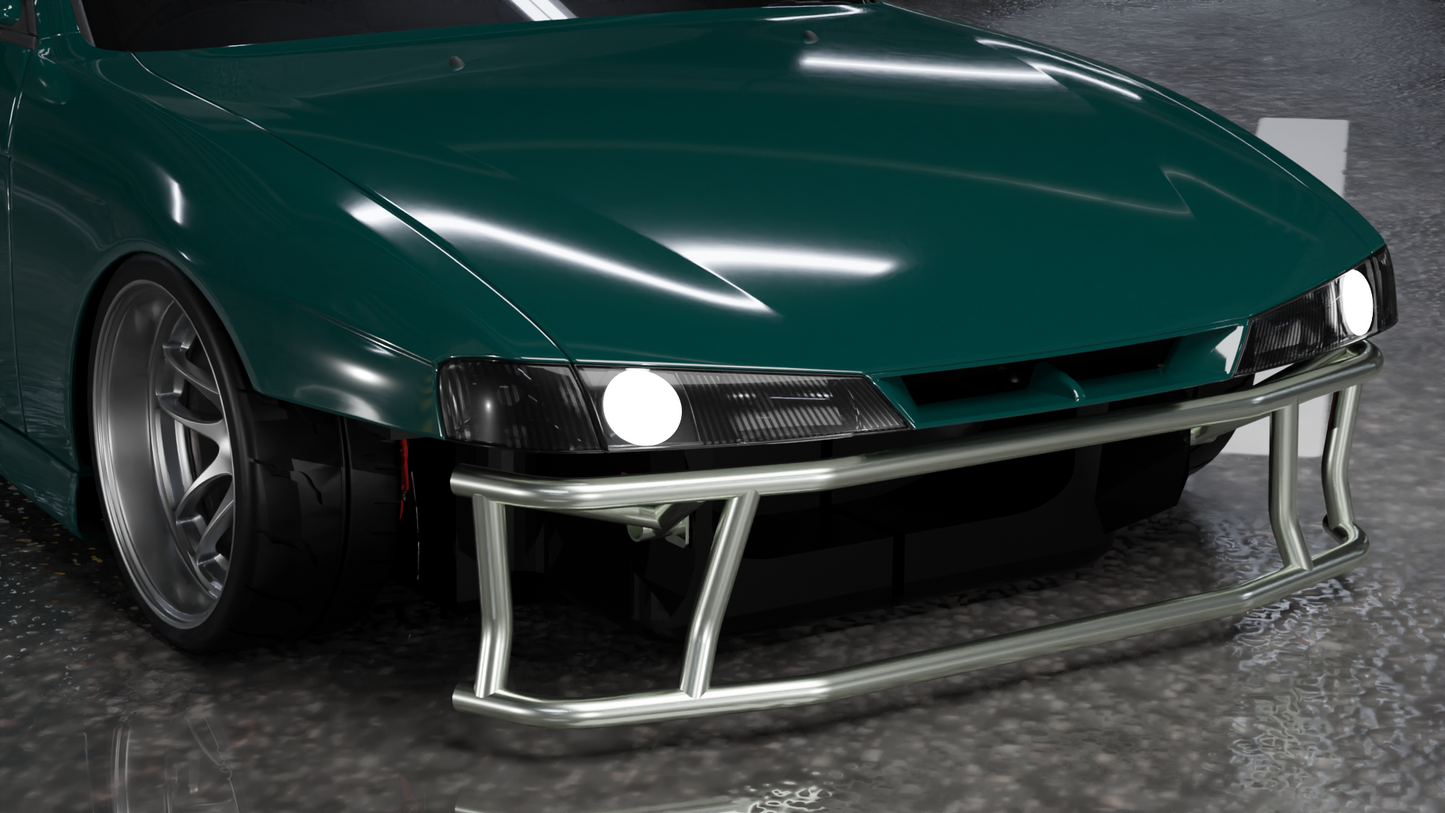 True Focus Fabrication - Nissan S13/S14/S15/R32 - Front Dual Row Bash Bar - Type 1