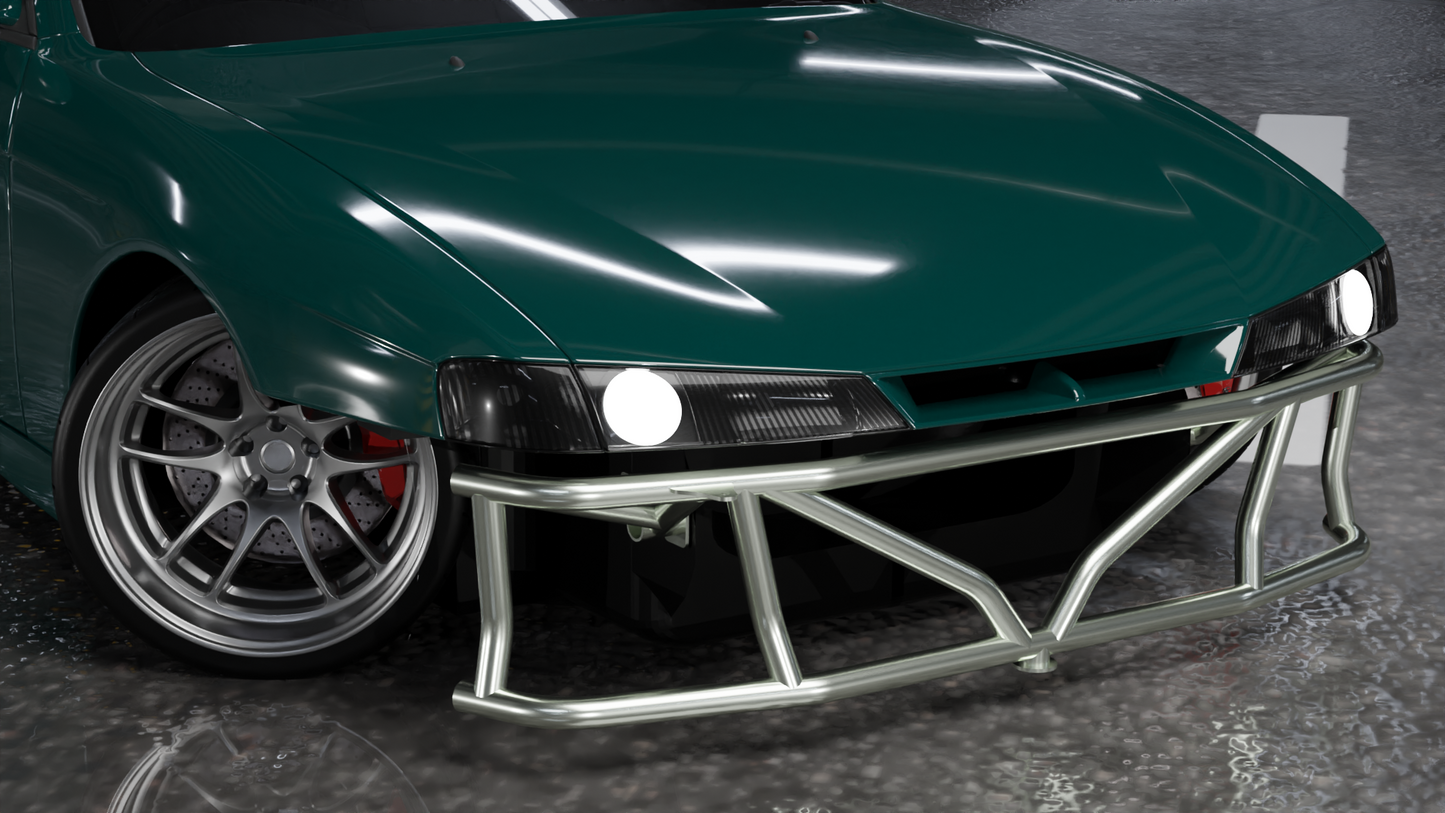 True Focus Fabrication - Nissan 240SX S14 - Front Dual Row Bash Bar