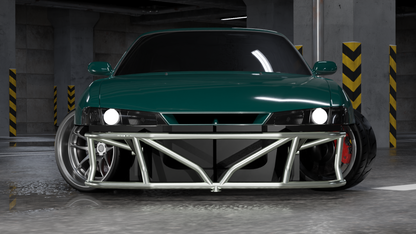 True Focus Fabrication - Nissan 240SX S14 - Front Dual Row Bash Bar