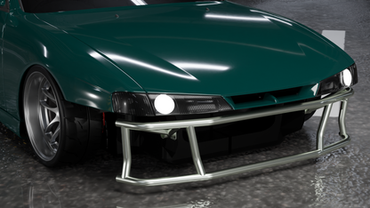 True Focus Fabrication - Nissan S13/S14/S15/R32 - Front Dual Row Bash Bar - Type 2
