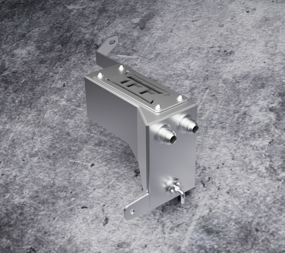 True Focus Fabrication - Nissan 240SX S14 LHD - Tucked Oil Catch