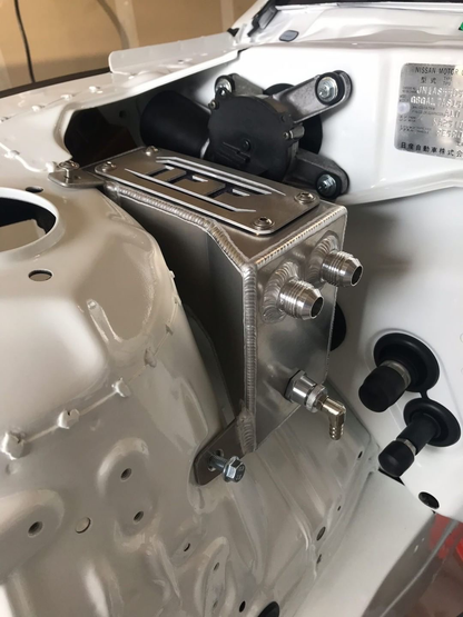 True Focus Fabrication - Nissan 240SX S14 LHD - Tucked Oil Catch Can
