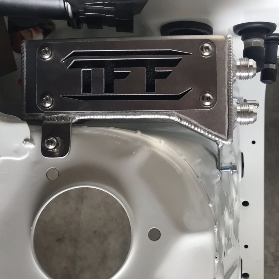 True Focus Fabrication - Nissan 240SX S14 LHD - Tucked Oil Catch Can