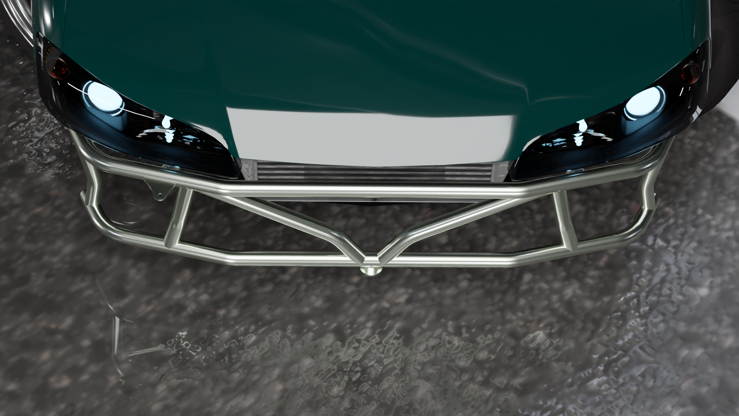 True Focus Fabrication - Nissan S13/S14/S15/R32 - Front Dual Row Bash Bar - Type 1