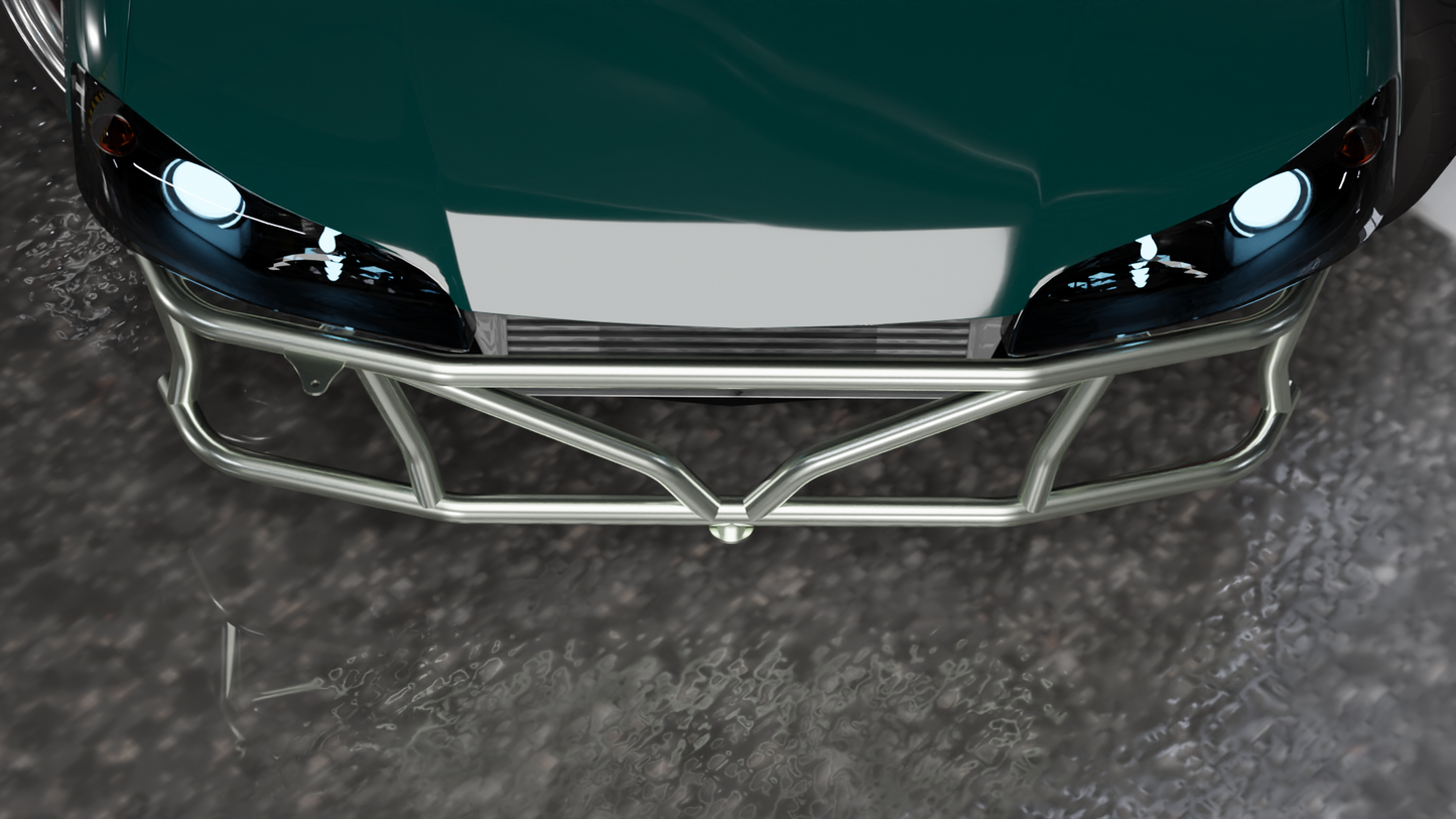 True Focus Fabrication - Nissan S13/S14/S15/R32 - Front Dual Row Bash Bar - Type 2
