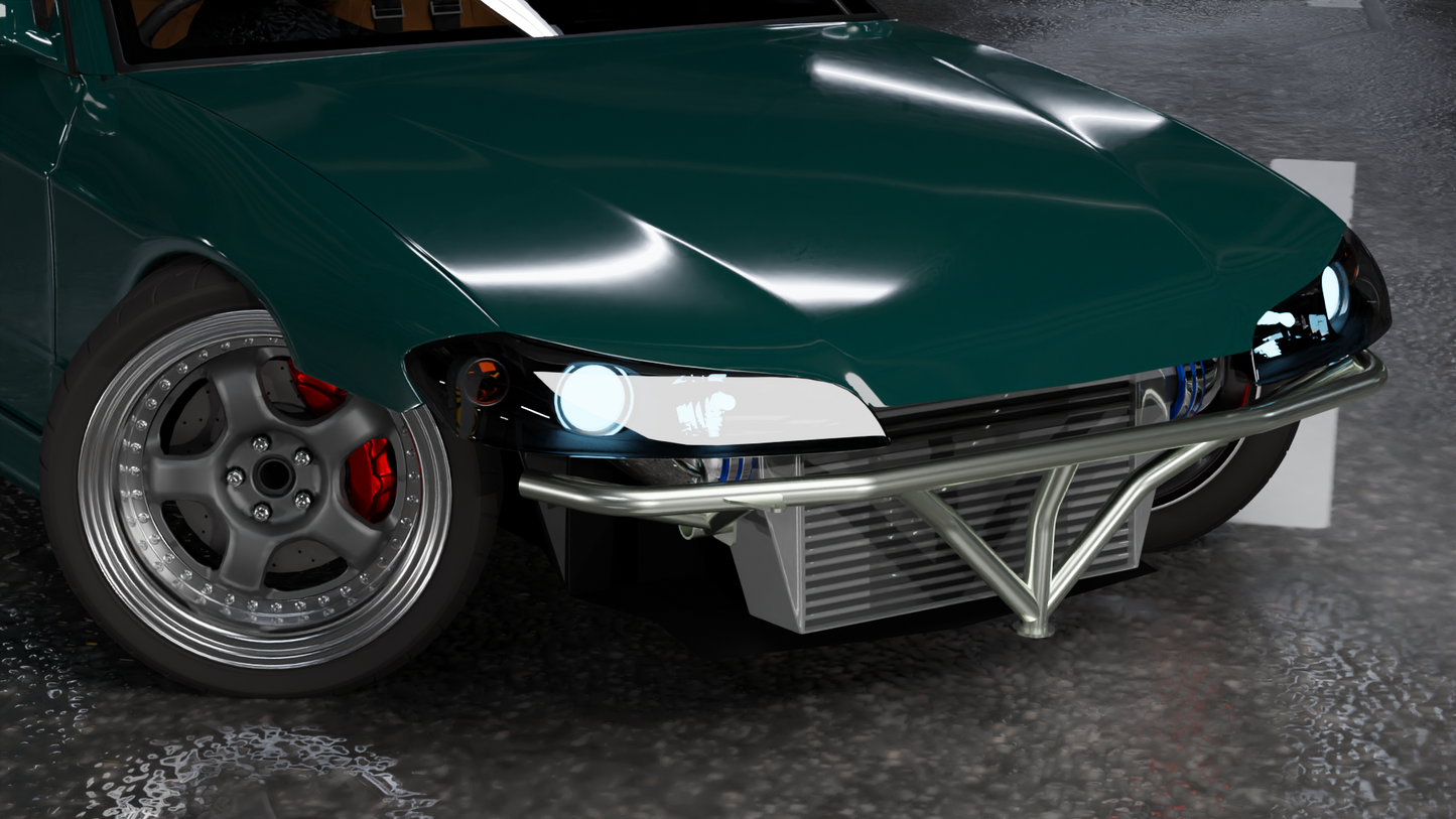 True Focus Fabrication - Nissan Silvia S15 - Front Standard Bash Bar