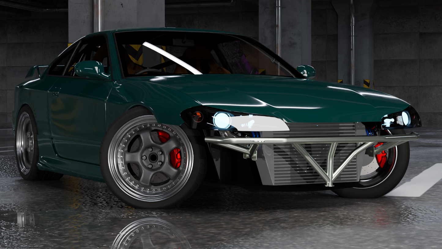 True Focus Fabrication - Nissan Silvia S15 - Front Standard Bash Bar