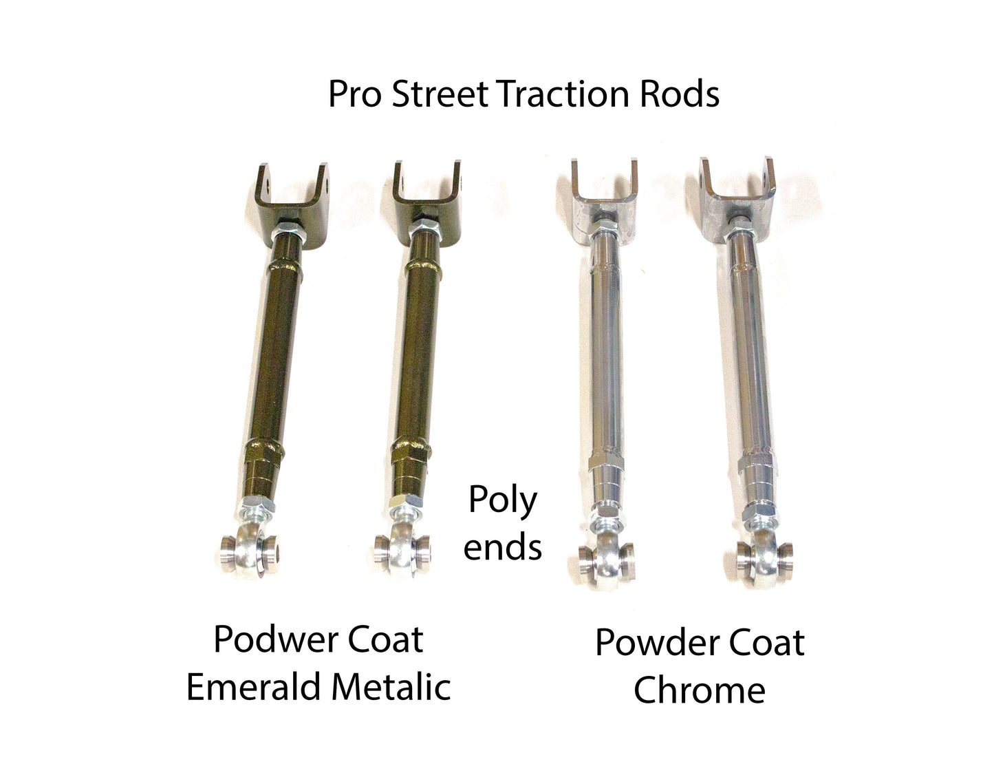 IS300 Rear Arms - Pro Comp - Chrome