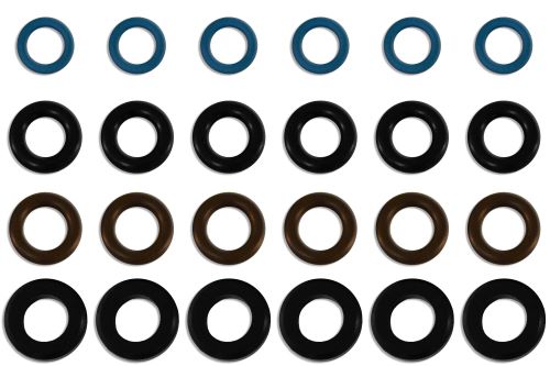 Fuel Injector Clinic - Seal kit for Fuel Injector Clinic high-z 3000GT VR4, RB26, or 7M-GTE injectors (slk-135-185x6h)