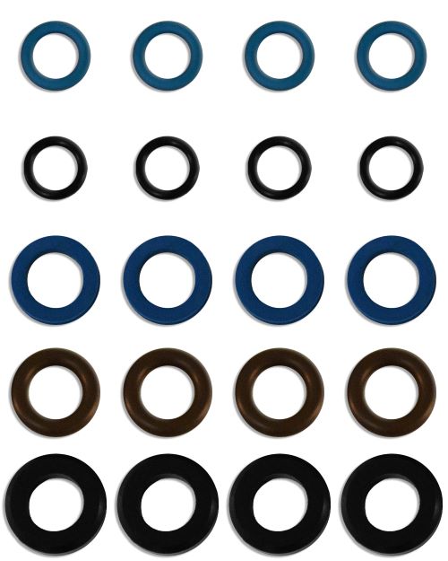 Fuel Injector Clinic - Seal kit for Fuel Injector Clinic  Subaru top feed style injectors (slk-175x4)