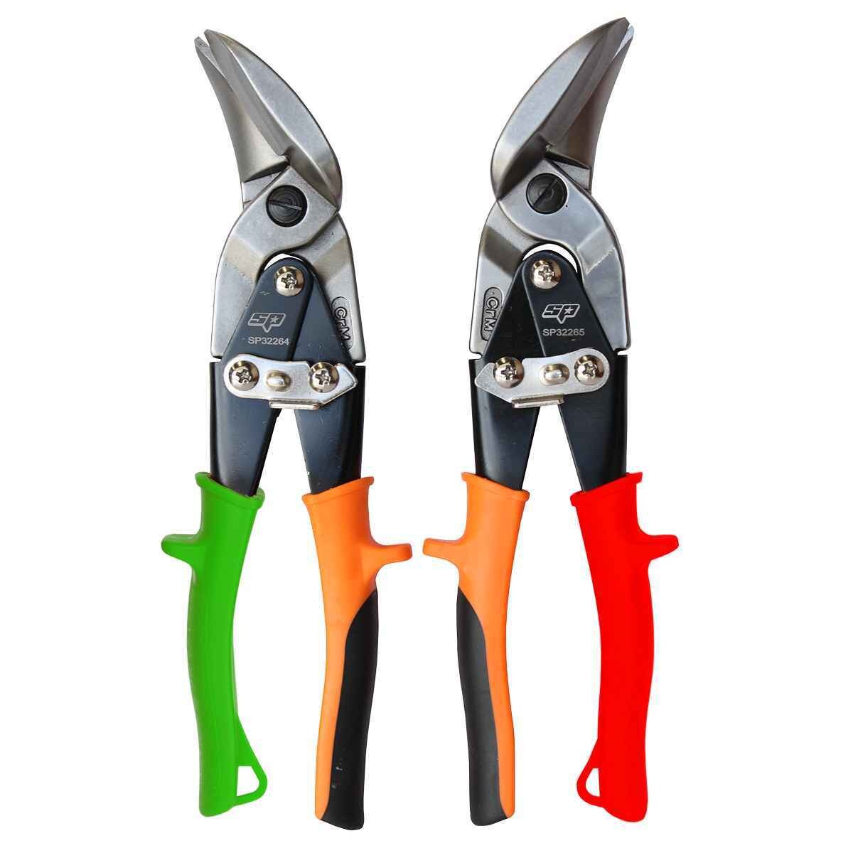 SP Tools USA - 10" AVIATION SNIPS - OFFSET LEFT CUT