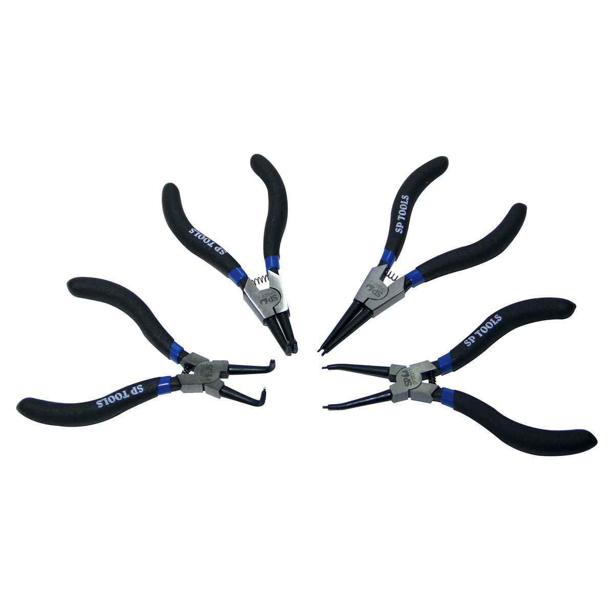 SP Tools USA - 4PC SNAP-RING PLIER SET - 7"