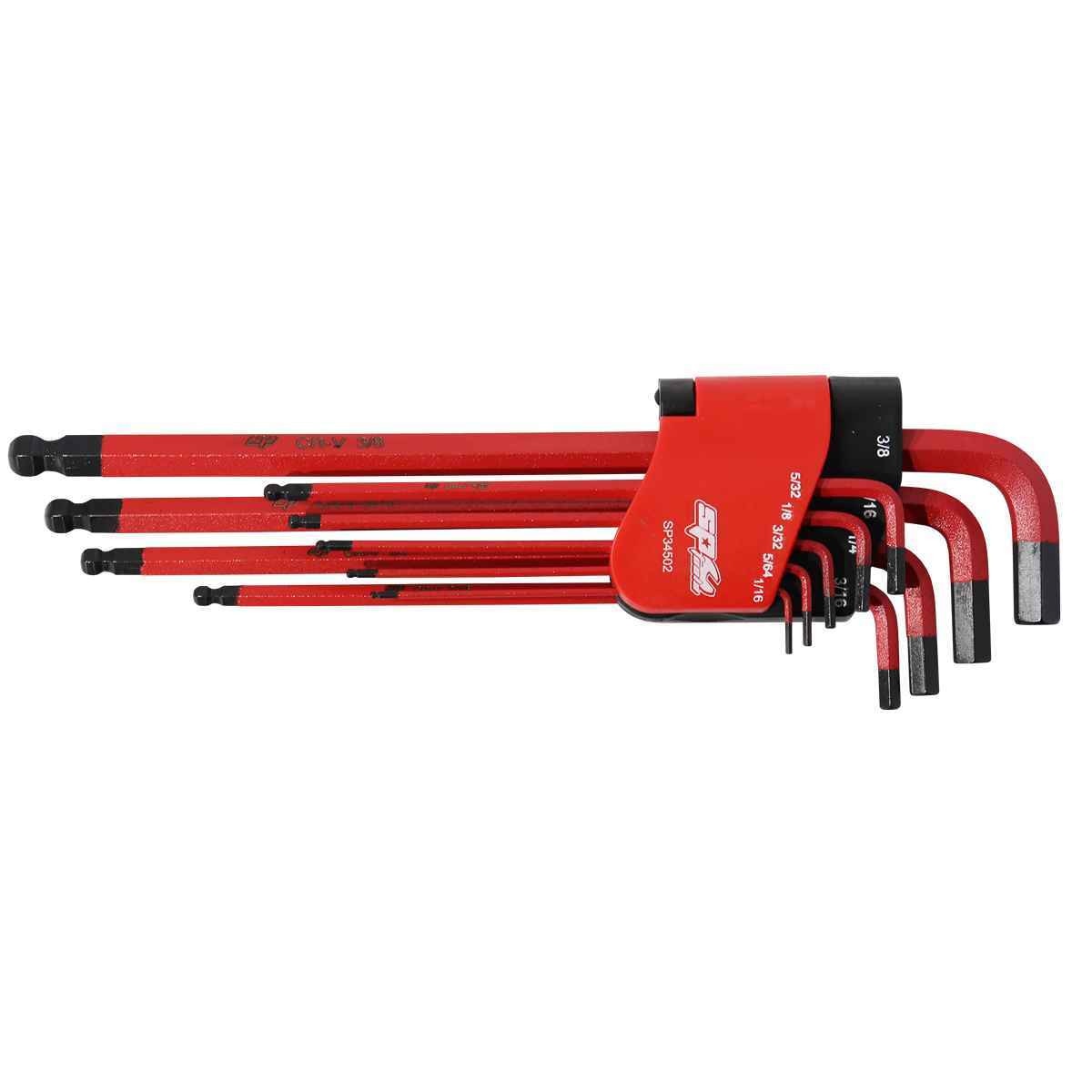 SP Tools USA - 9PC SAE L-SHAPED HEX KEY SET