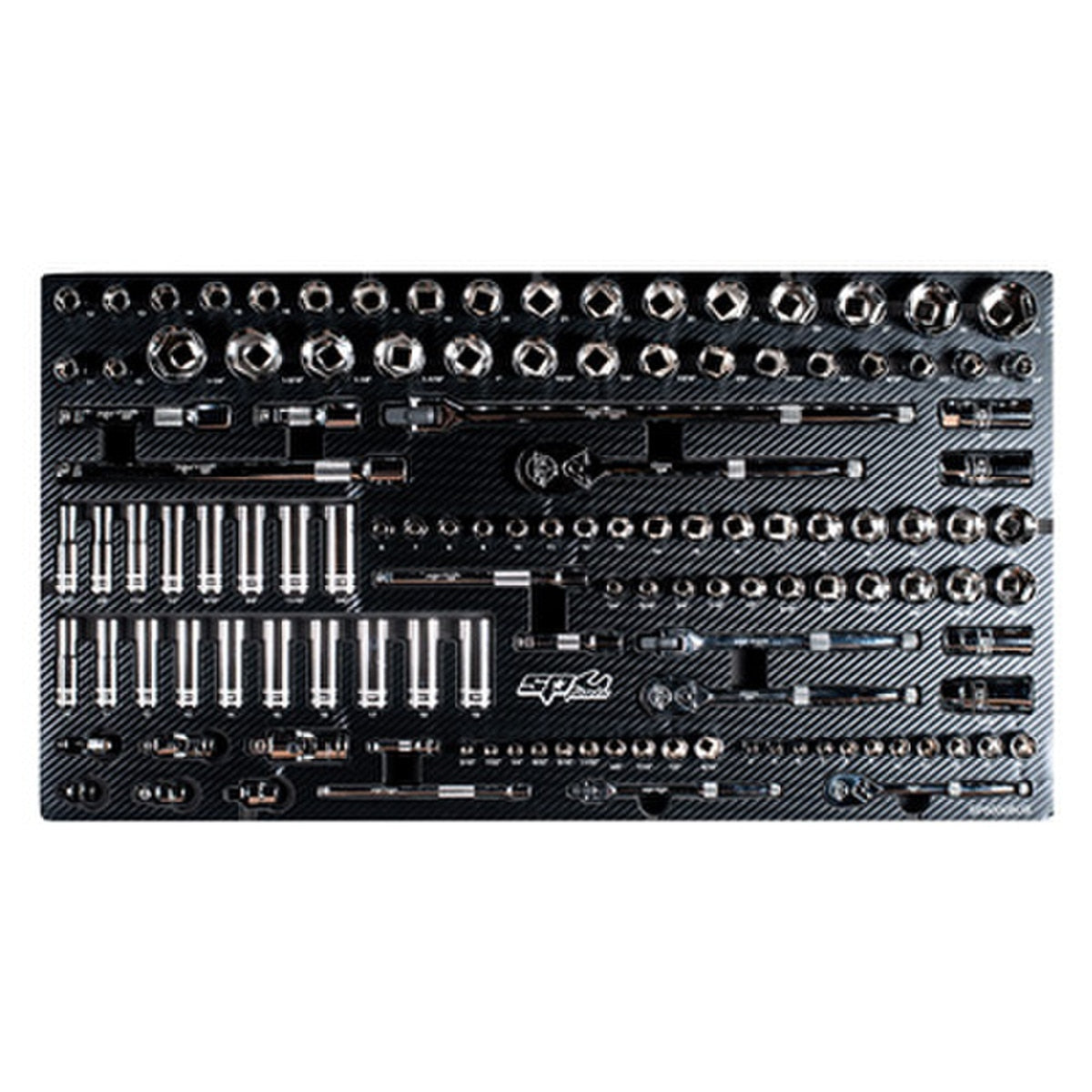SP Tools USA - 122PC METRIC/SAE SOCKET SET w/ EVA FOAM