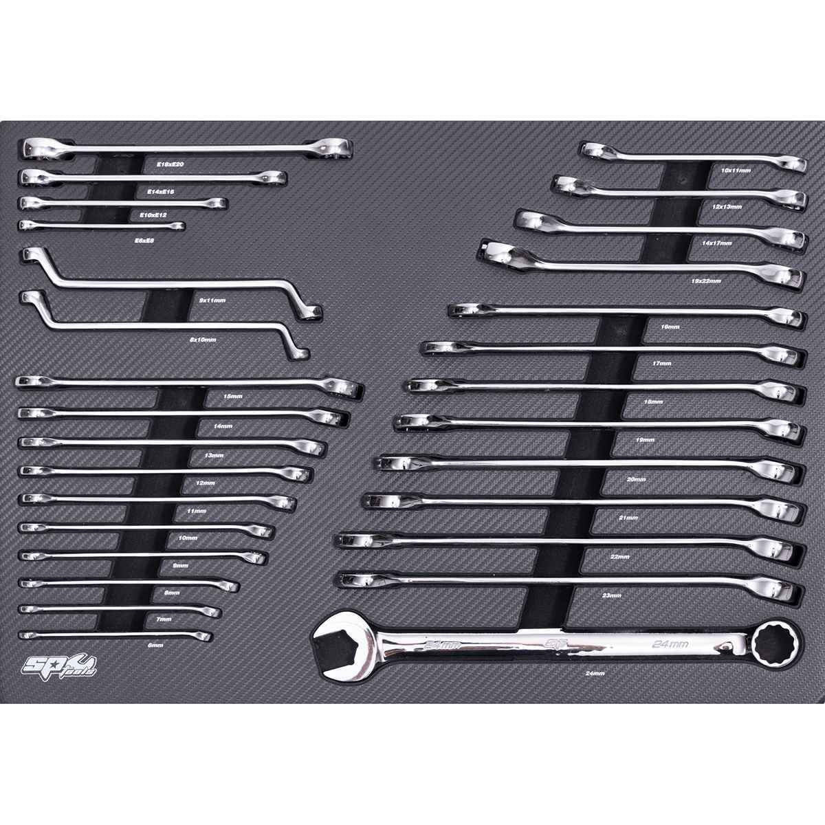 SP Tools USA - 29PC METRIC WRENCH SET W/ EVA FOAM