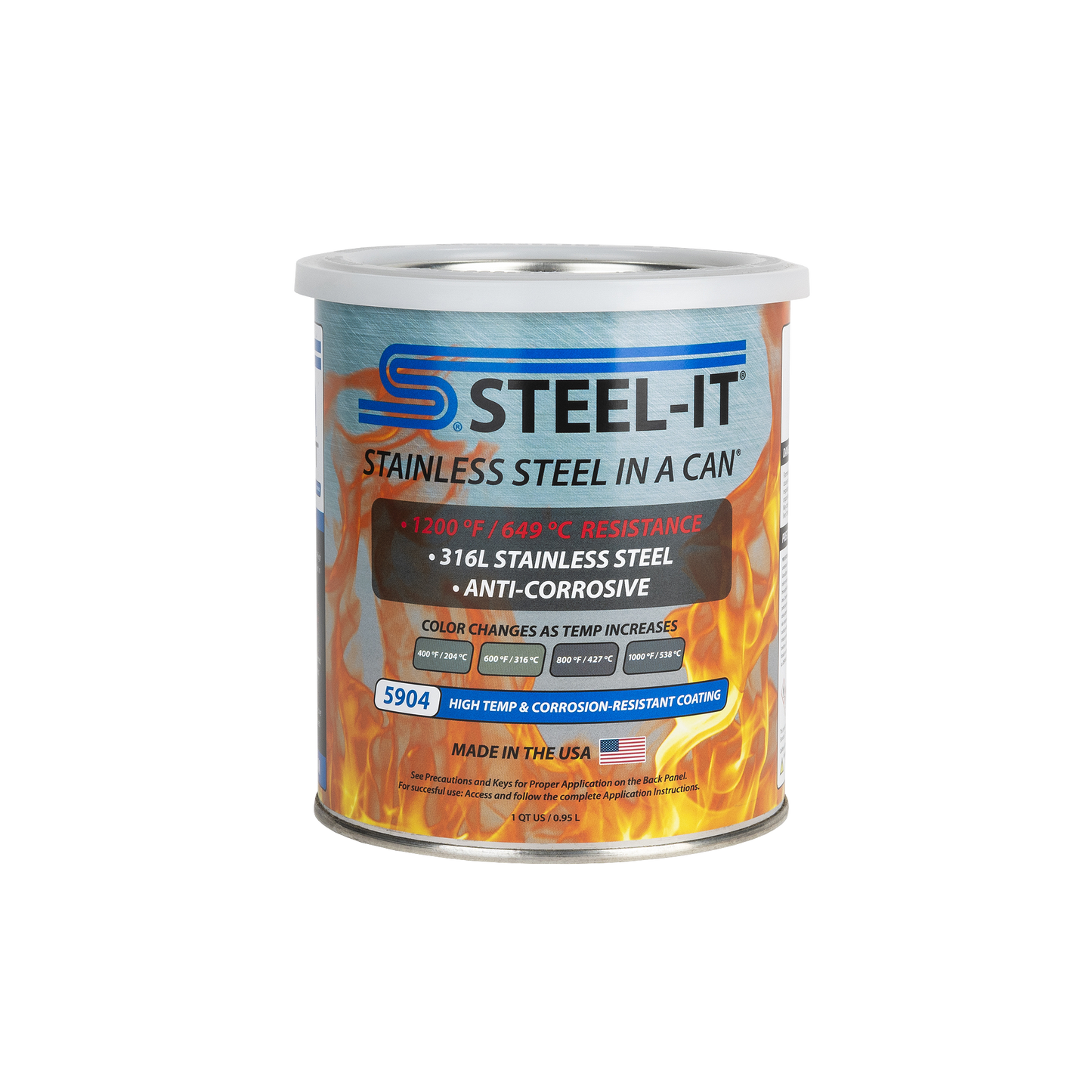 Steel-It | HIGH TEMP & CORROSION-RESISTANT COATING