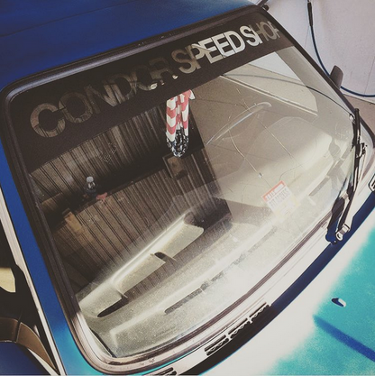 Condor Speed Shop "Reverse" Windshield Banner - E30