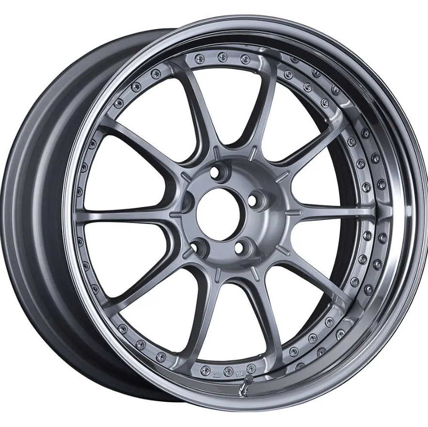 SSR Professor SP5 18x10.5 +35 MD 5/114.3 Spectrum Silver Wheel *SPECIAL ORDER-NO CANCELLATION*