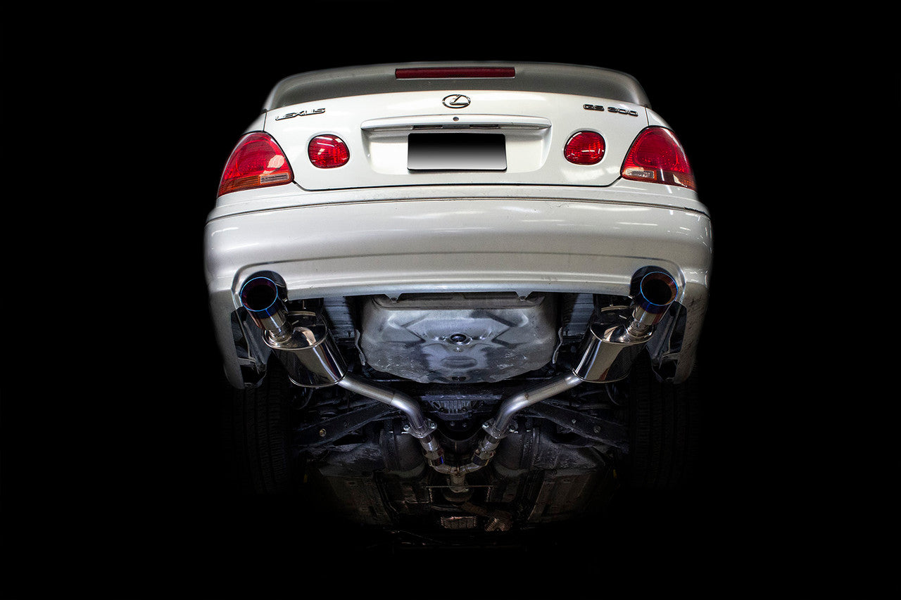 ISR Performance MBSE Dual Exhaust (Blue Tip) - 98-05 Lexus GS300