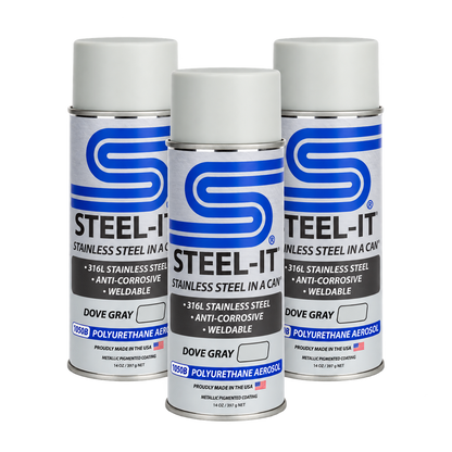 Steel-It | POLYURETHANE AEROSOL - BUY 2 GET 1 FREE - Dove Gray