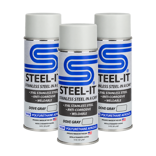 Steel-It | POLYURETHANE AEROSOL - BUY 2 GET 1 FREE - Dove Gray